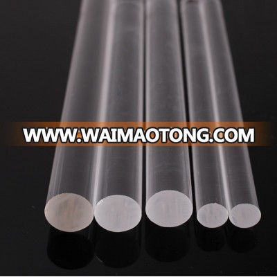 High temperature clear Transparent Optical fused silica quartz glass rod